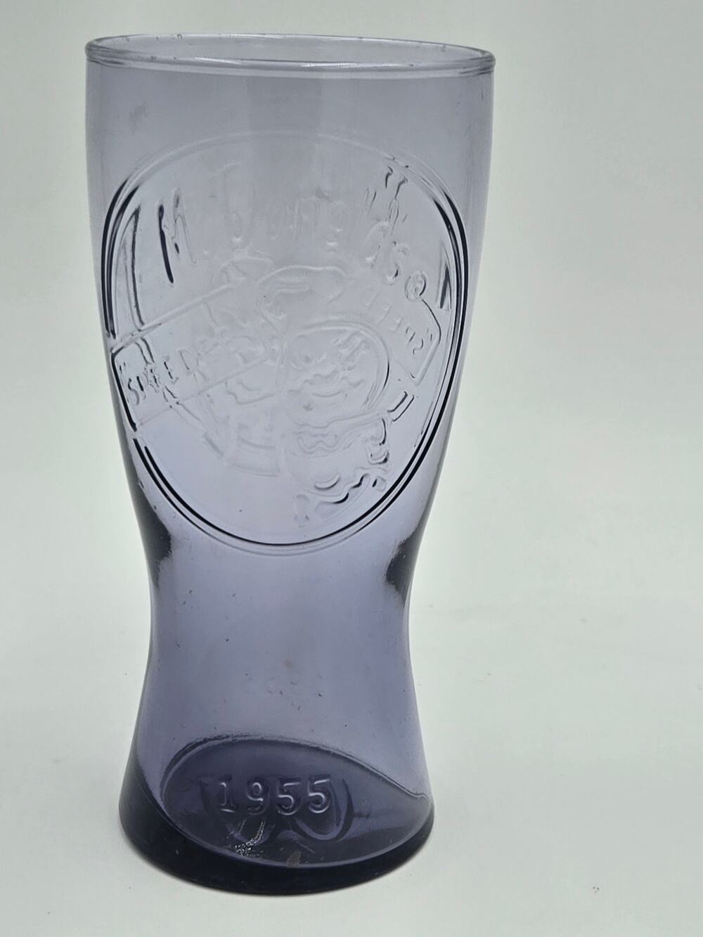 McDonald’s 1955 Speedee Purple Amethyst Vintage Glass